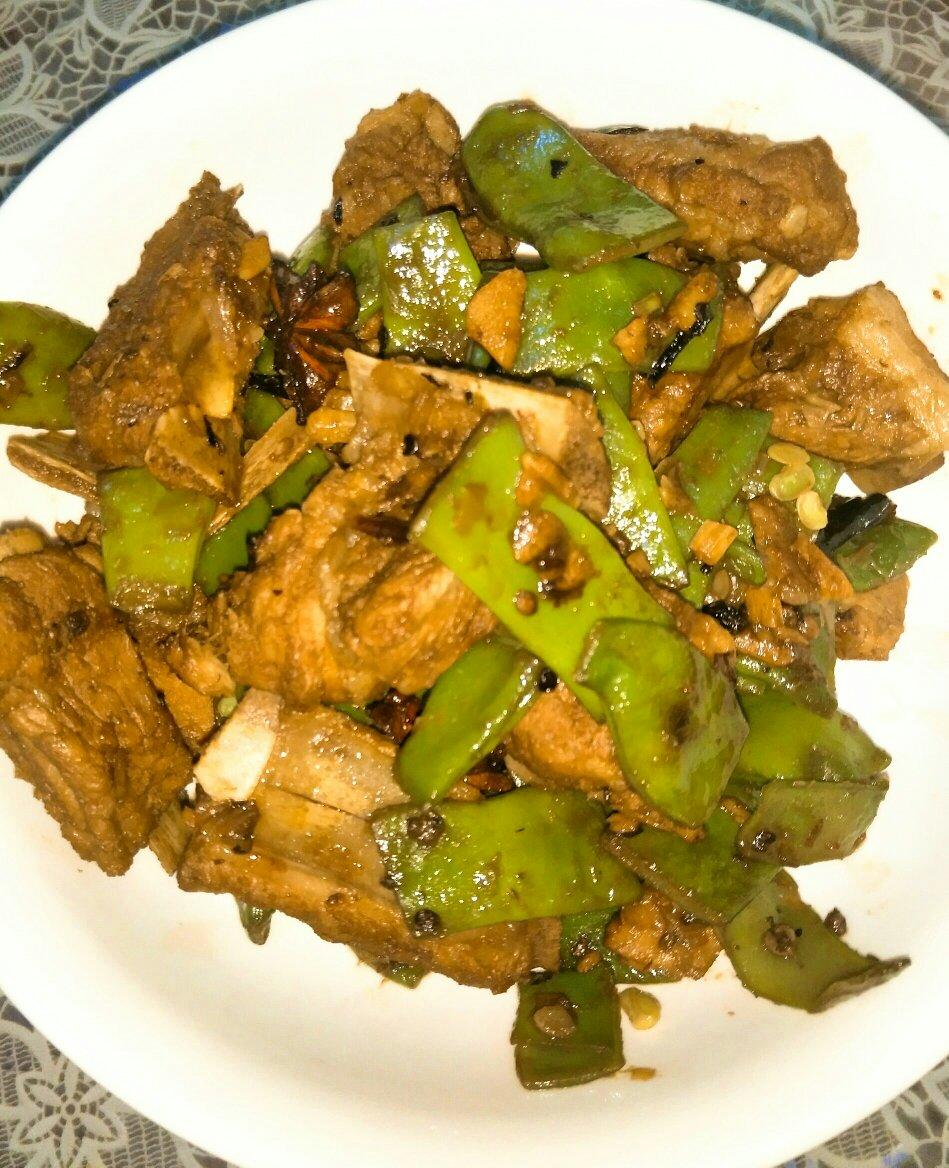 排骨炖豆角