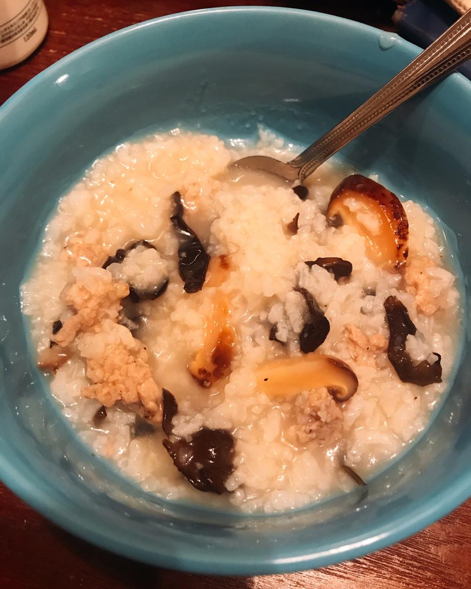 香菇瘦肉粥