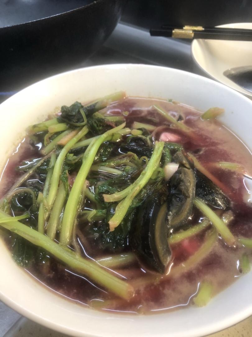 汗菜皮蛋