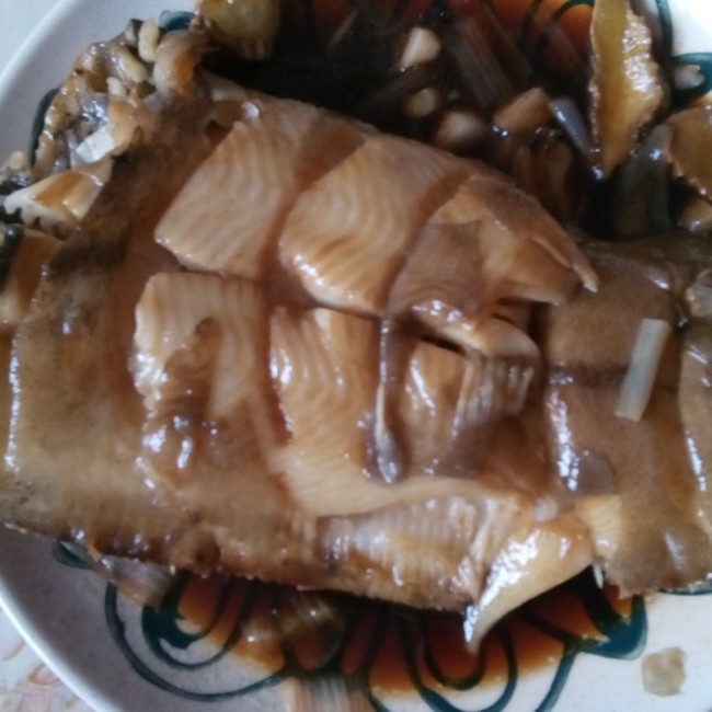 豉油鲽鱼身