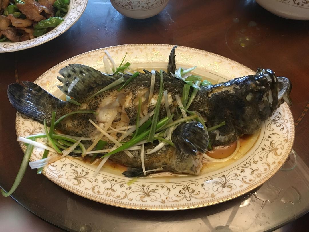 清蒸老虎斑