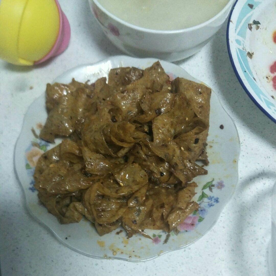 麻辣豆皮