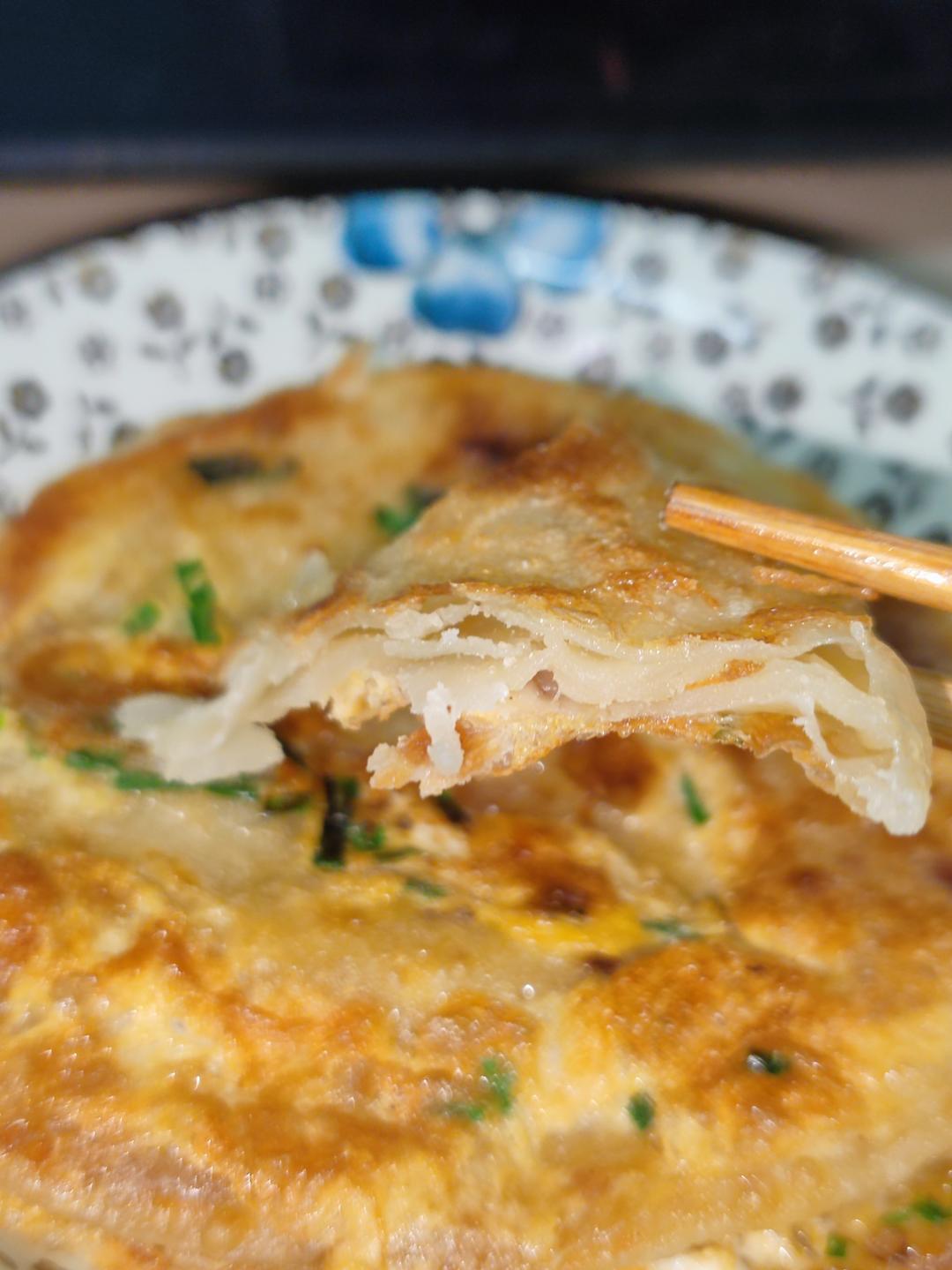 非常非常柔软的千层鸡蛋饼