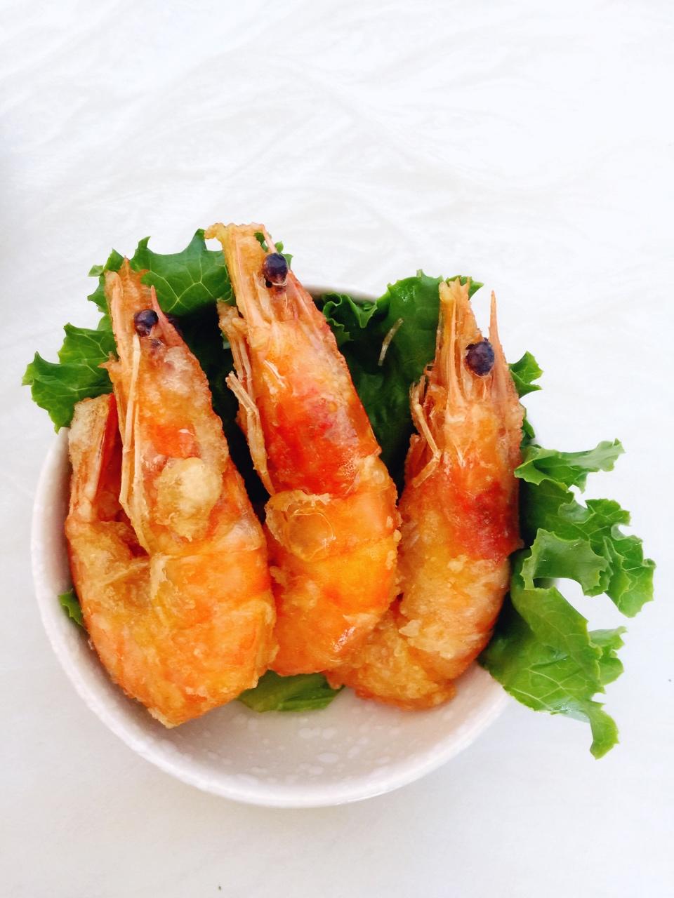 杨太太呦做的油炸大虾