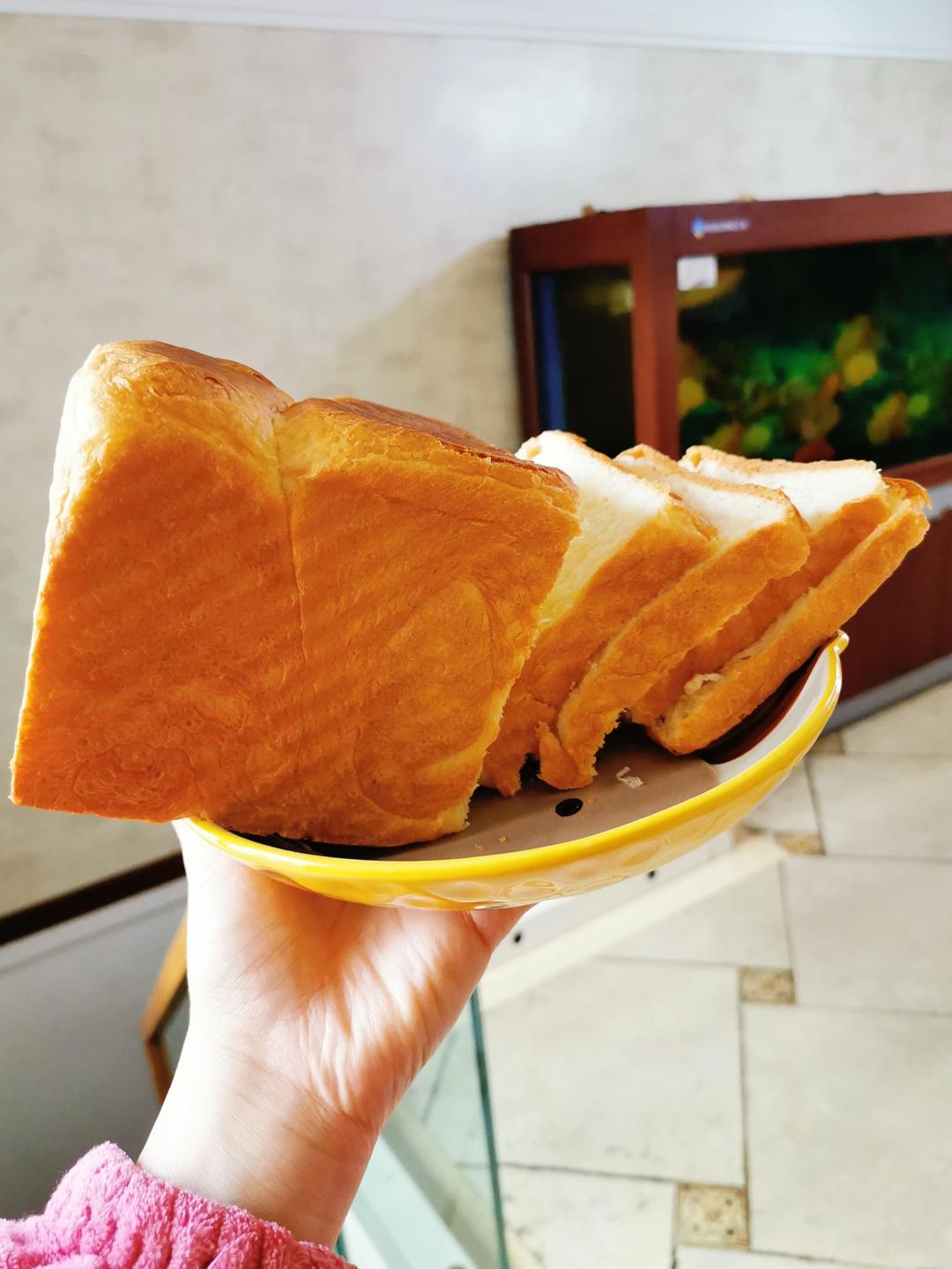 夺命软吐司(๑´ڡ`๑)超软拉丝极速方便的一次发酵吐司