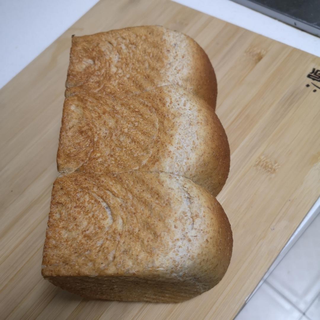 健康全麦吐司（超详细手揉水合法）