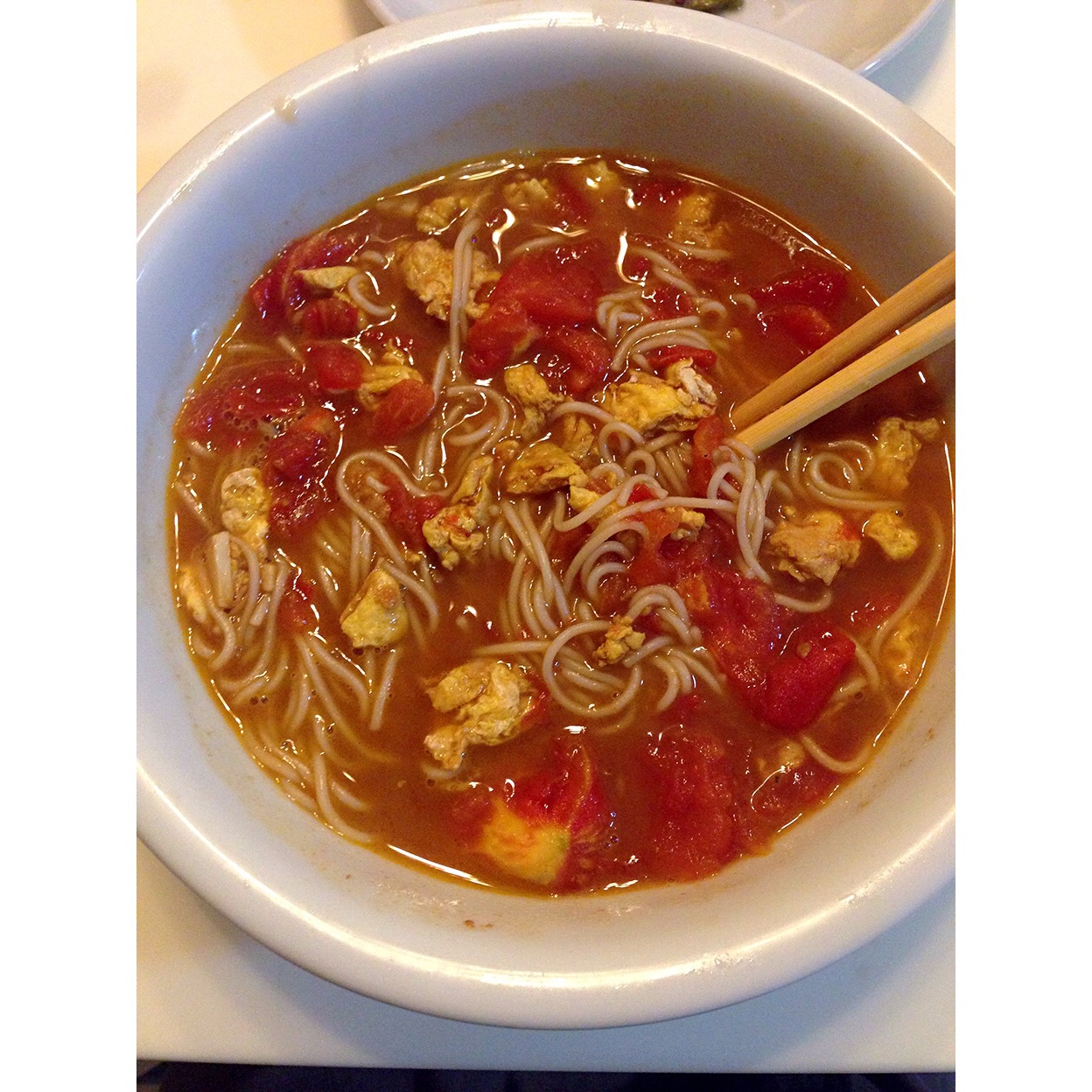 超级入味好吃的番茄鸡蛋面
