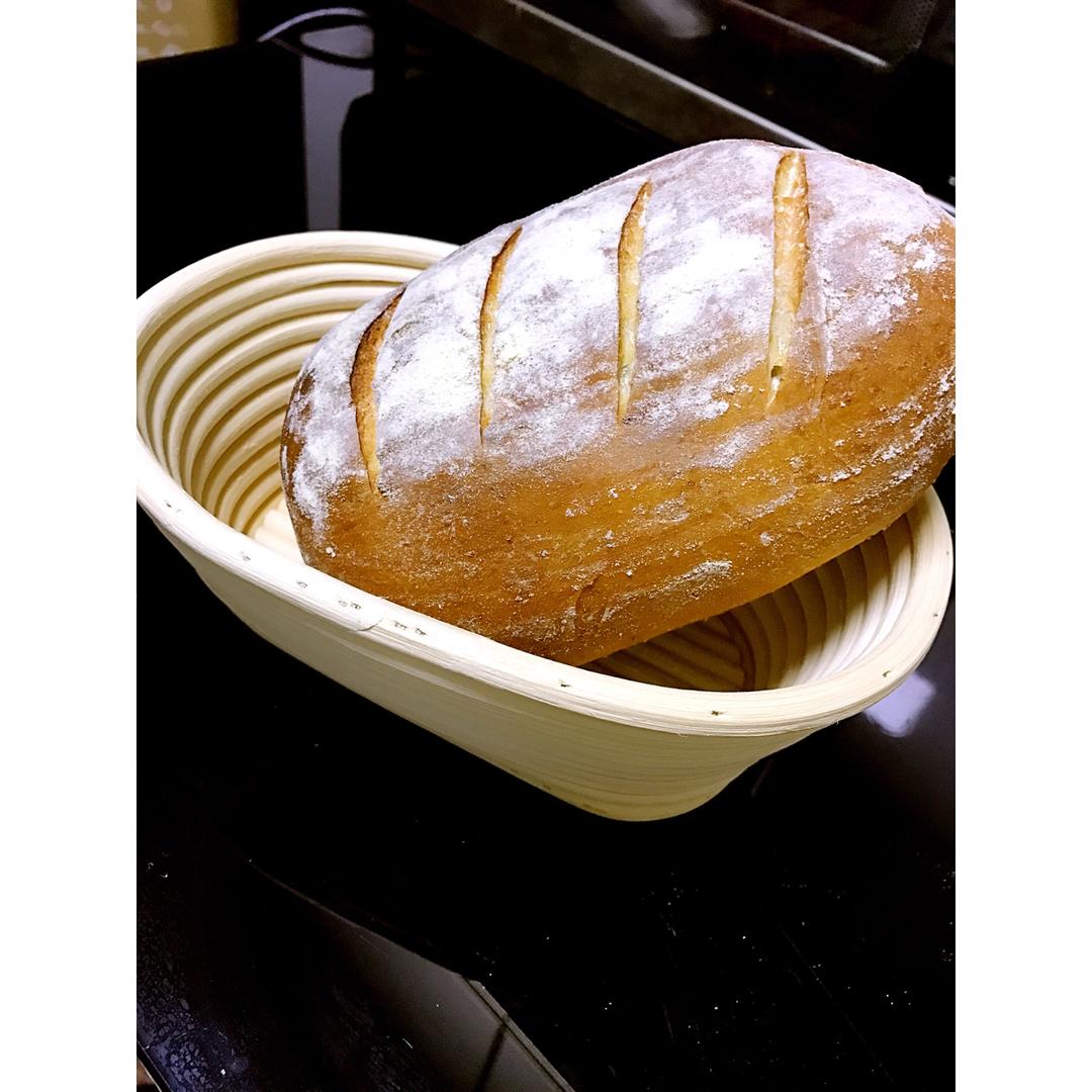 无油全麦乡村面包