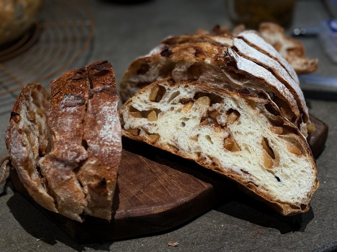 苹果肉桂欧包的做法