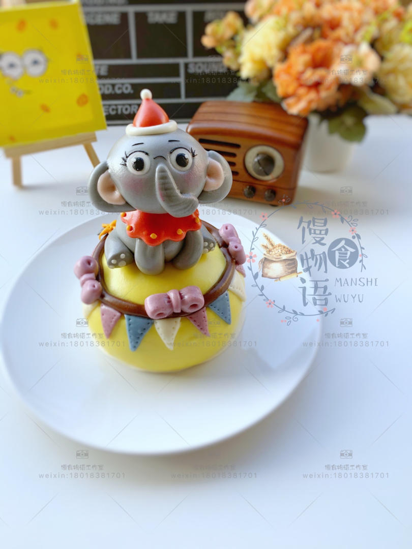 萌萌的数字小牛馒头