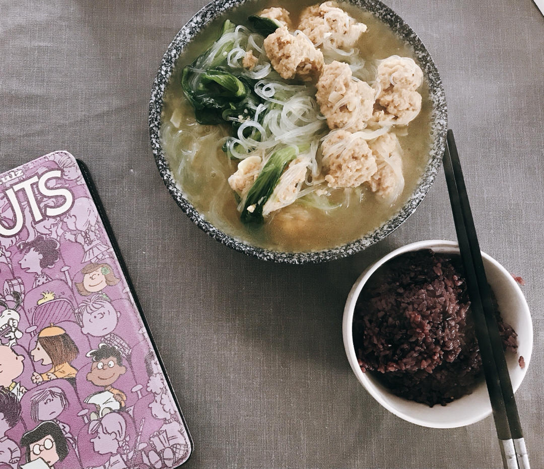 超好吃又简单的生汆丸子汤