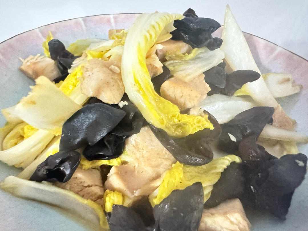 最容易的家常菜之——清炒大白菜
