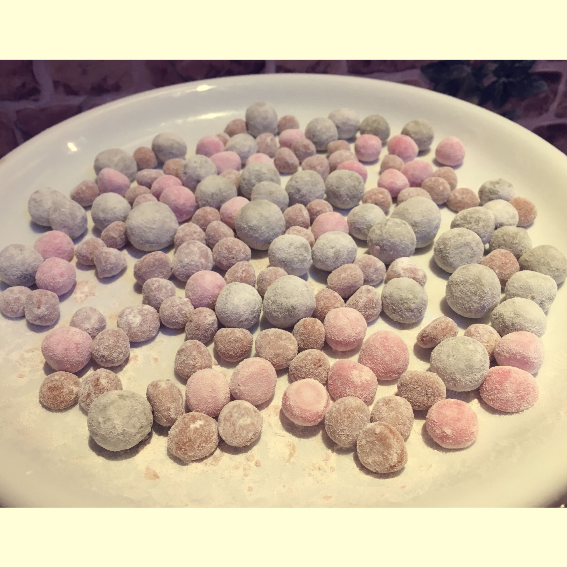 【幻彩小圆子】天然食材做彩色糯米丸