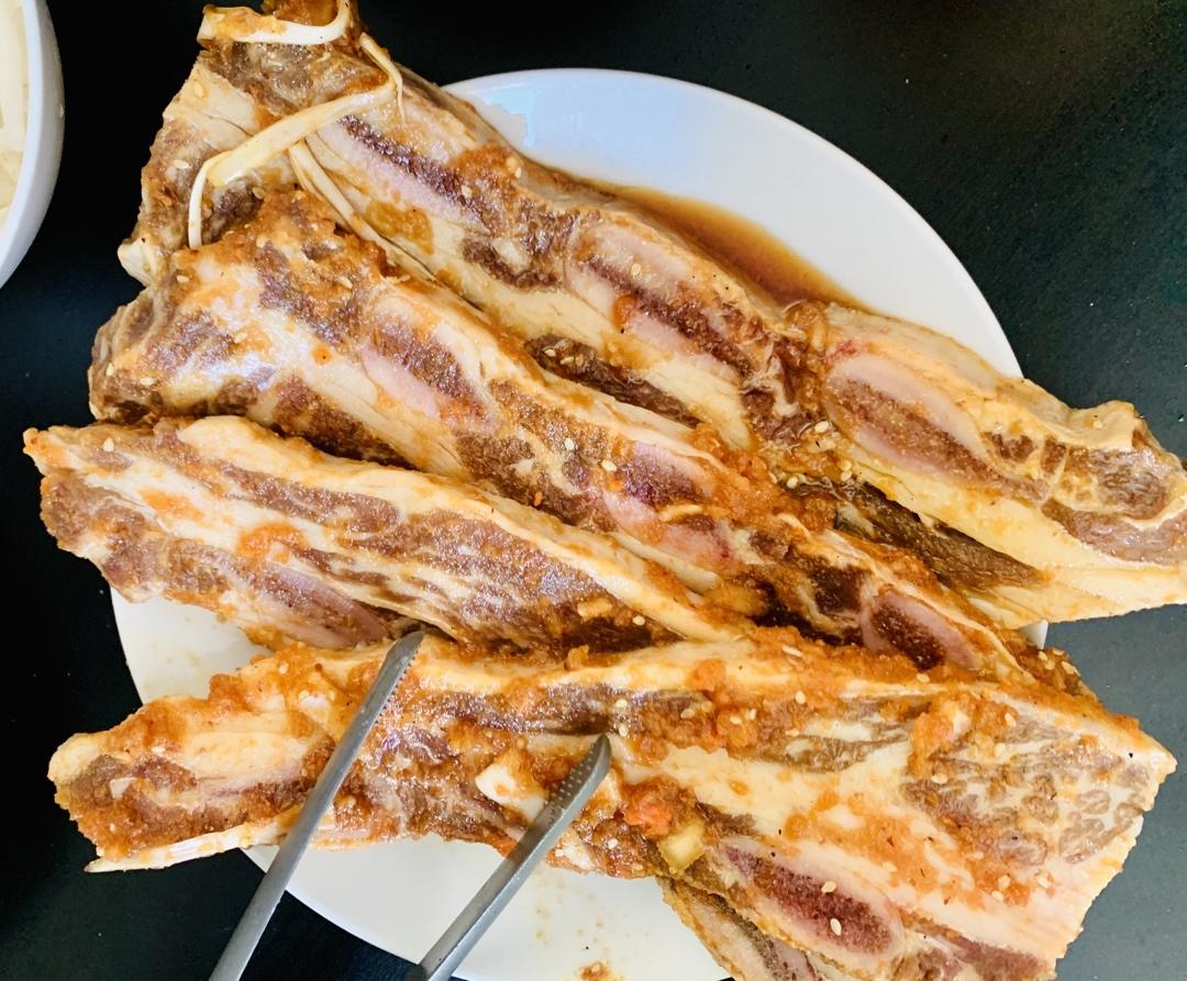 「正宗韩式烤肉」调味牛肉的腌制秘诀