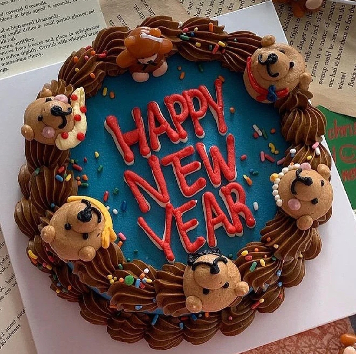 2021新年蛋糕🎉跨年蛋糕集锦的做法 步骤15