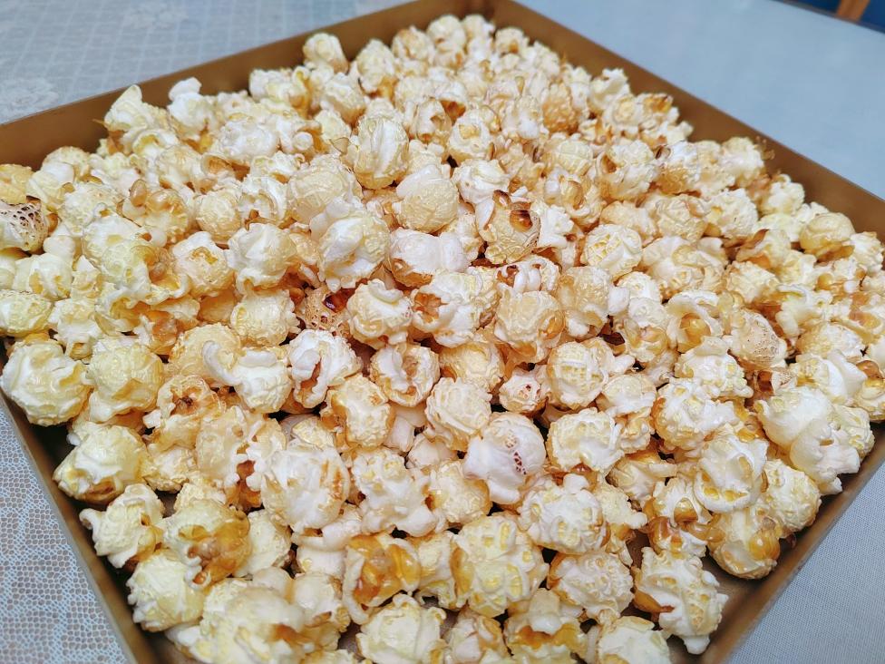 一招搞定小朋友的黄油焦糖爆米花，简单又好吃
