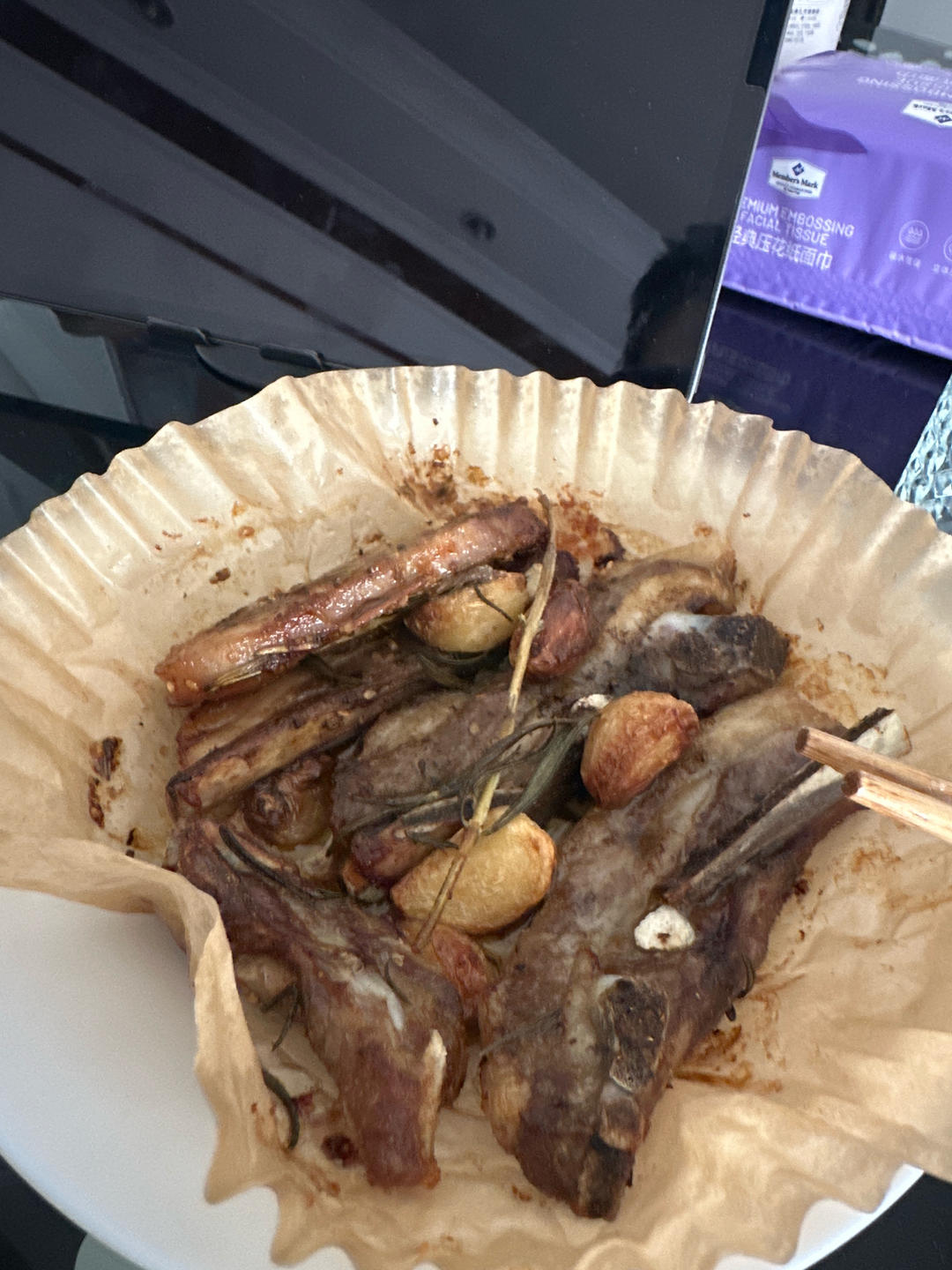 超简单 空气炸锅烤羊排