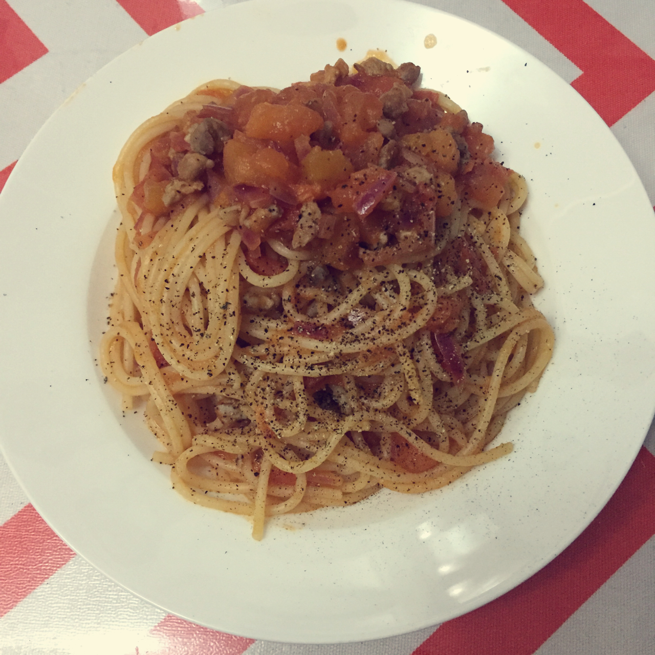 番茄肉酱意大利面