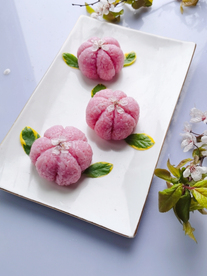 美食制作分享 ||颜值爆表的樱花饭团🍙，零失败💯成功🍙的做法