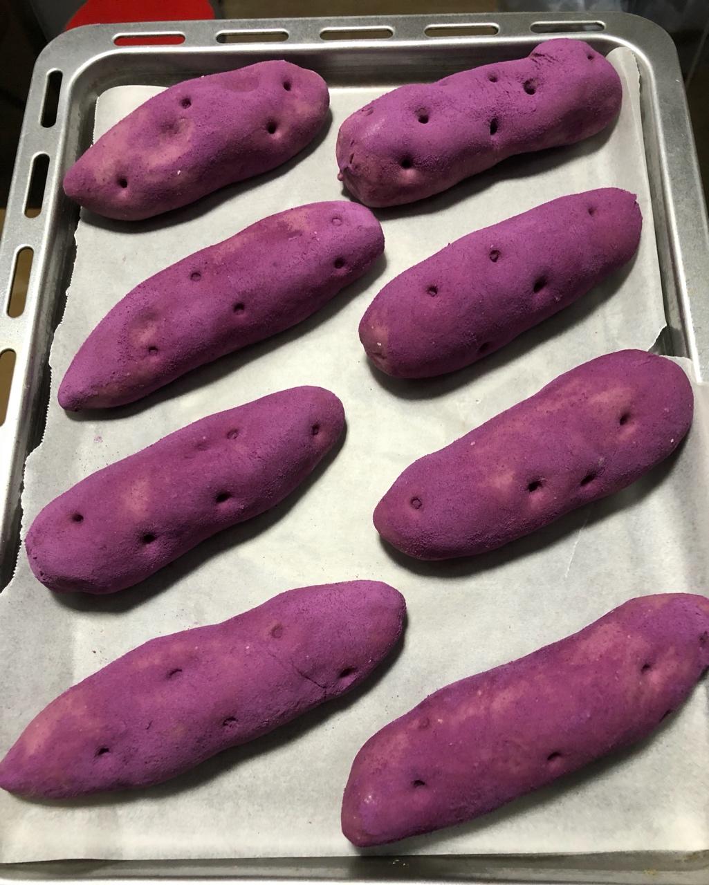 这是真的假🍠紫薯面包