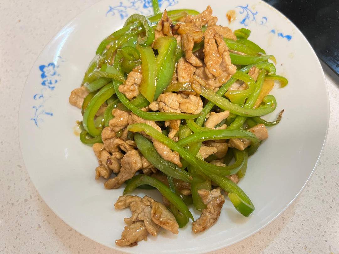 ‼️好吃到舔盘的青椒肉丝盖浇饭