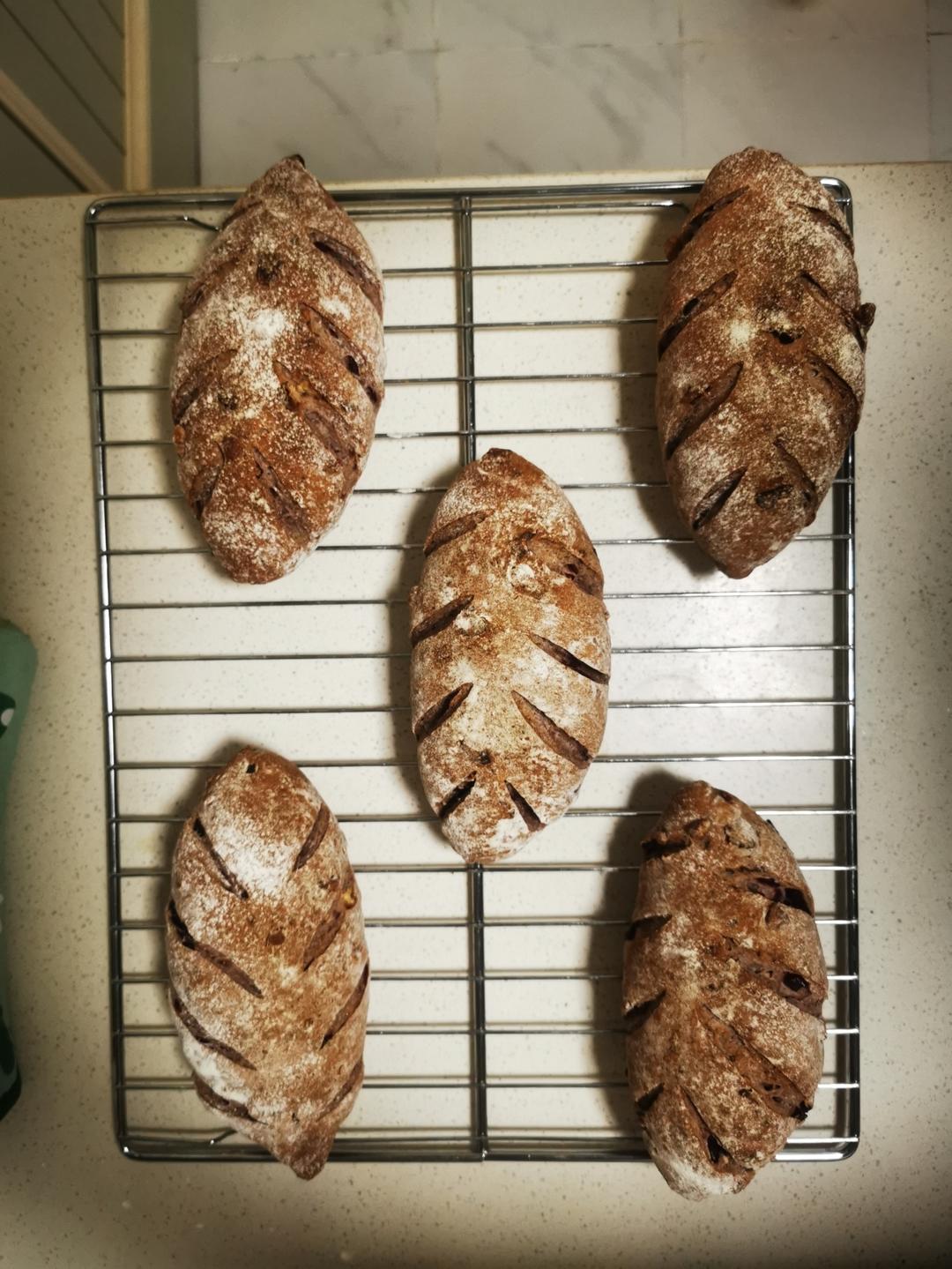 黑麦玫莓杜兰朵欧式面包