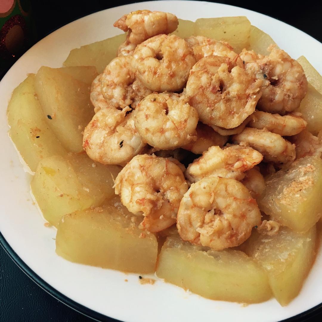 鲜虾炖冬瓜