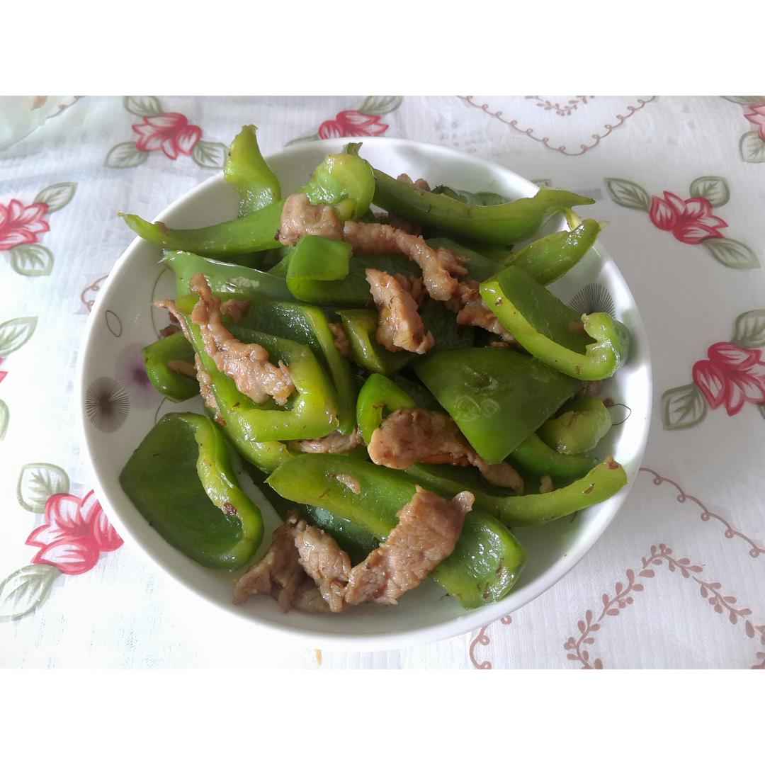 青椒炒肉丝