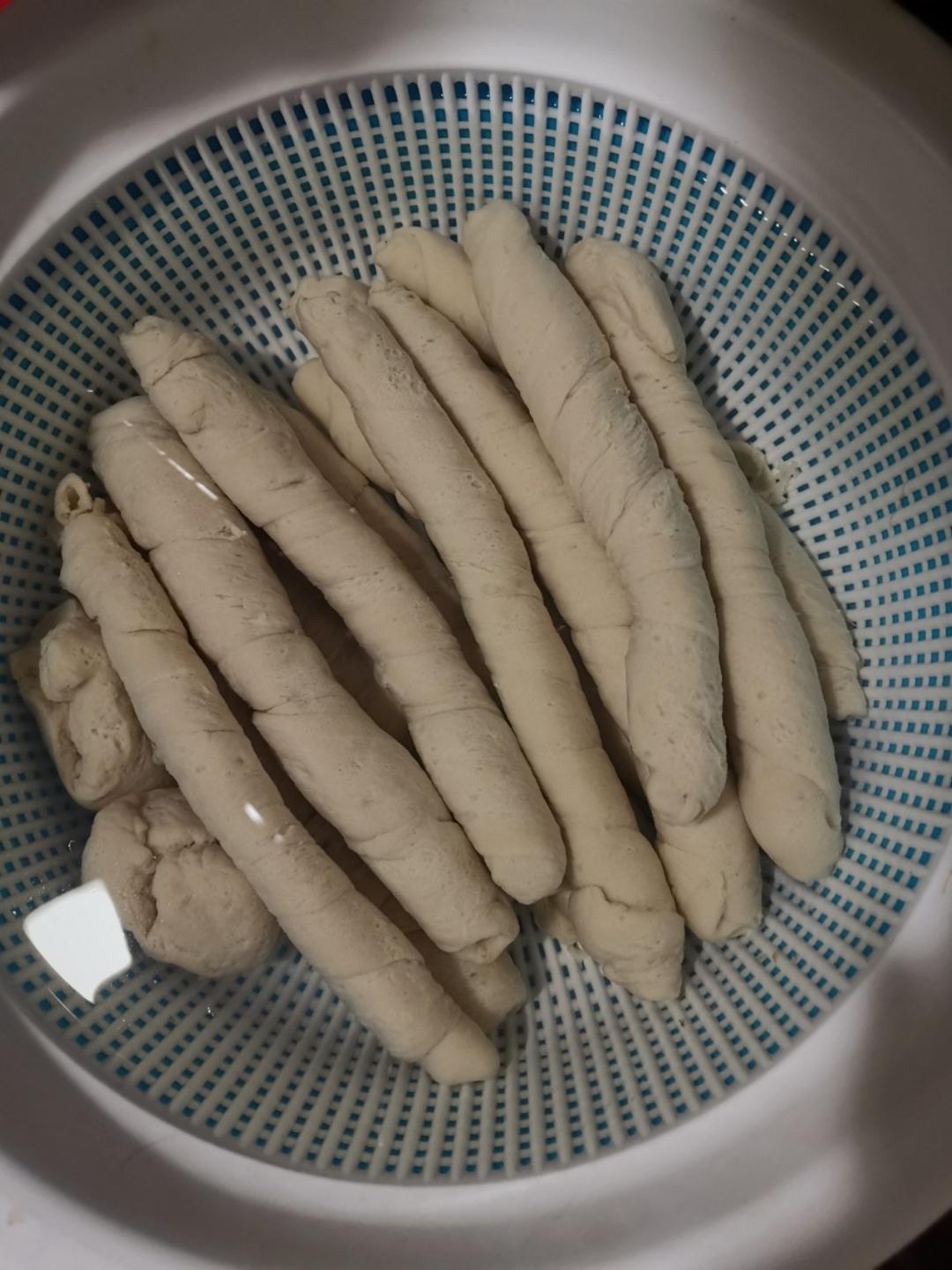 自制面筋1⃣️不用洗面版，操作简单，成功率百分百，内附卷面筋视频！