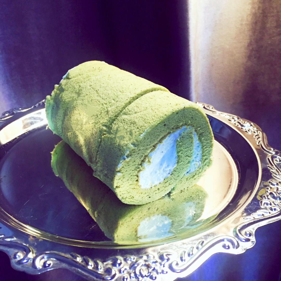 抹茶蜜豆蛋糕卷