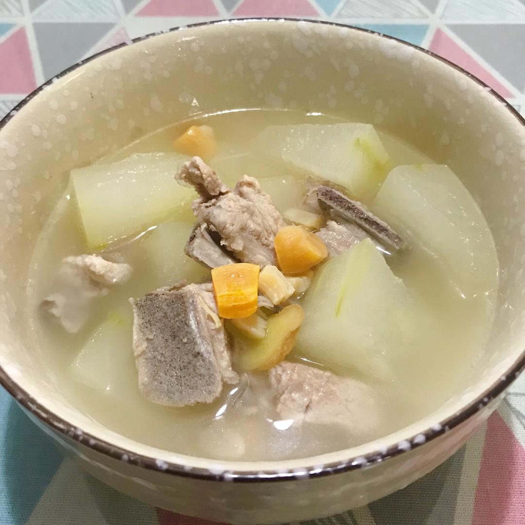 龙骨冬瓜瑶柱汤
