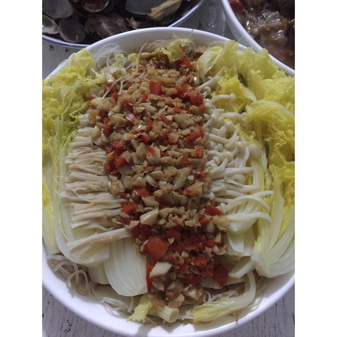 蒜蓉粉丝娃娃菜