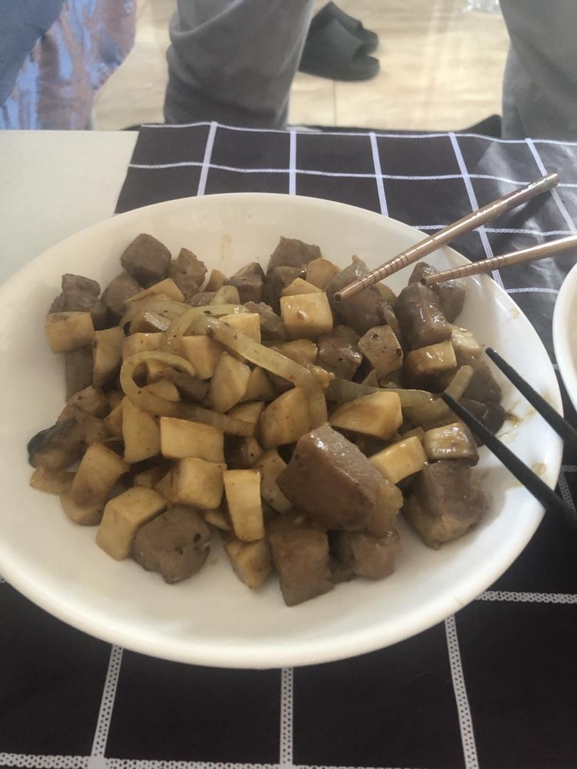 快手杏鲍菇牛排粒