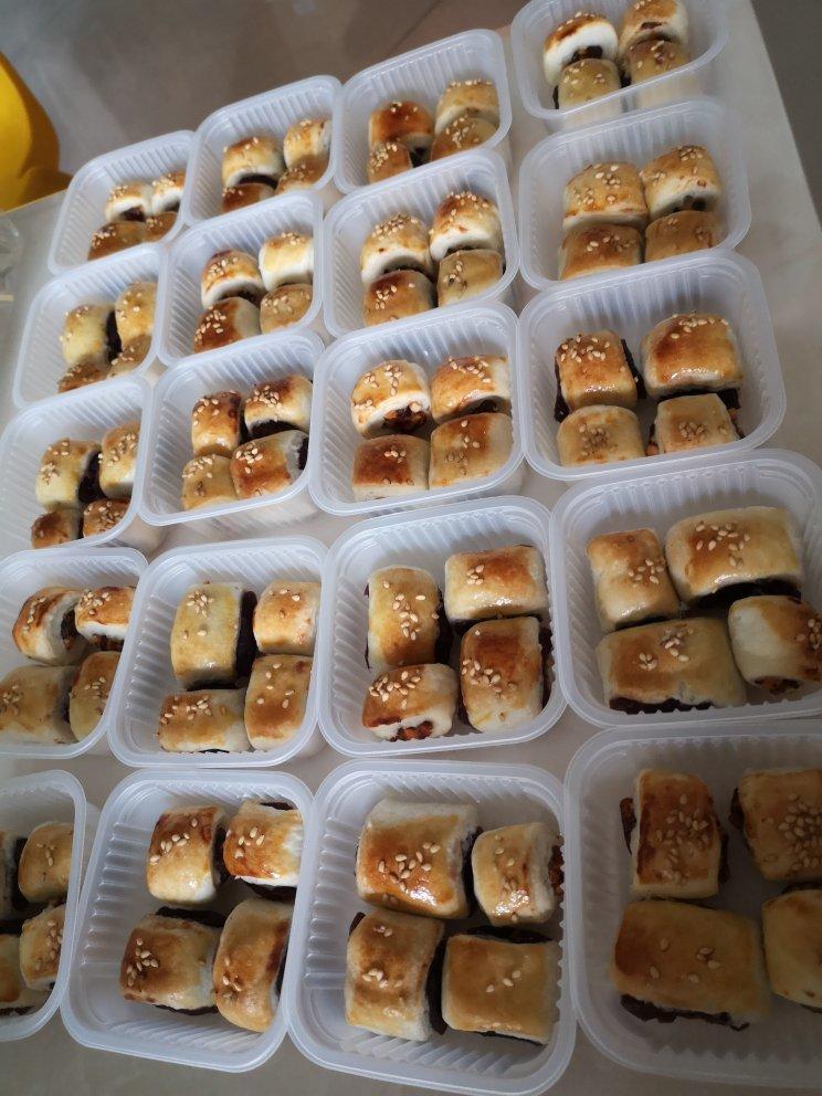 中式点心一口酥豆沙酥（大包酥）可用玉米油（层次分明）