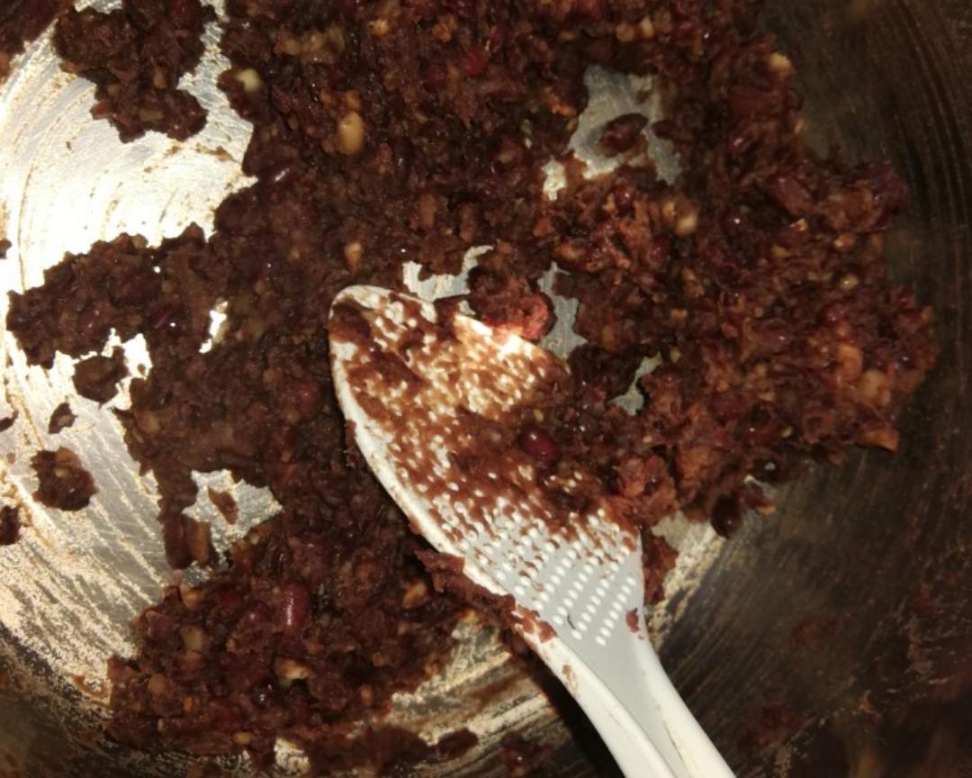自制红豆馅(不用提前泡,有豆粒)的做法
