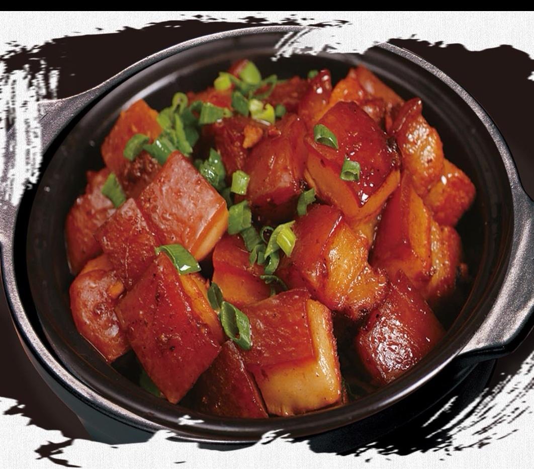 红烧肉 红烧  肉夹馍  黄瓜汤   拉皮  腐卤肉   拙味食堂红烧肉  扒肉
