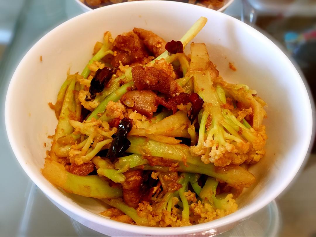 老丁的私房菜-干锅花菜