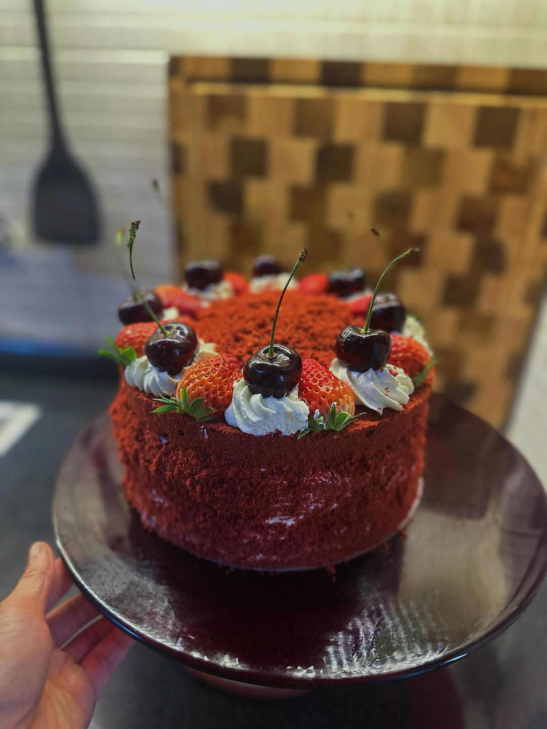 红丝绒戚风蛋糕