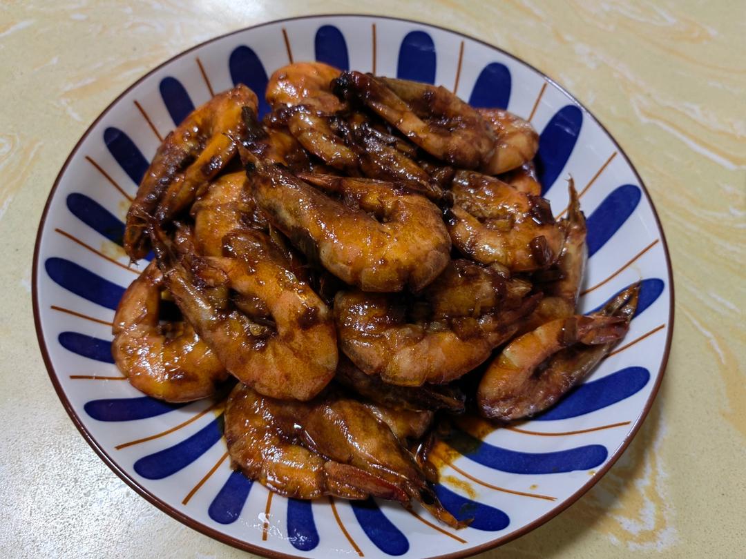 家庭版油焖大虾