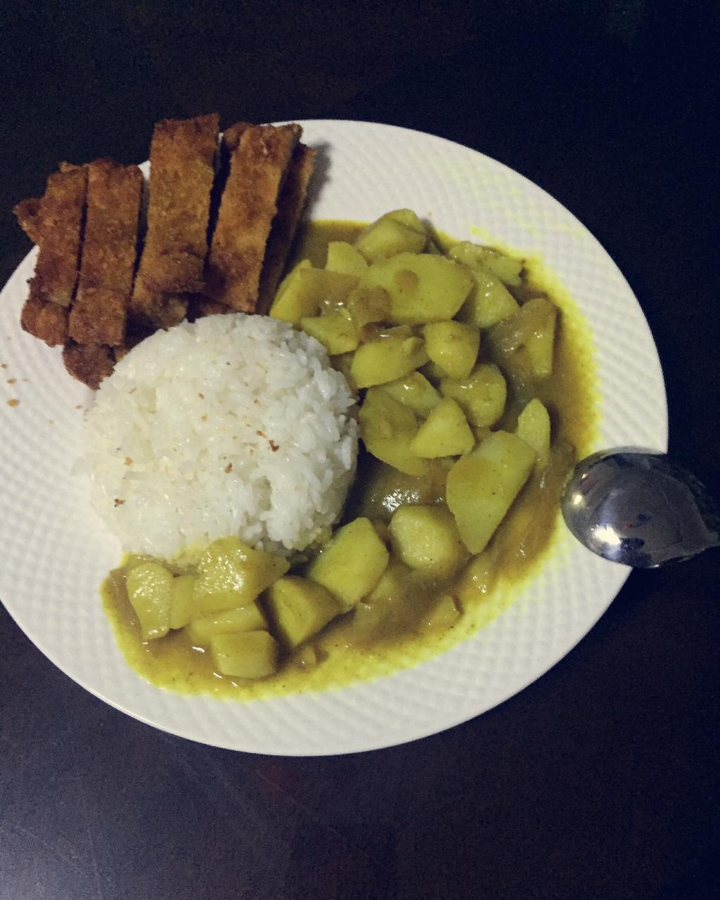 咖喱猪扒饭