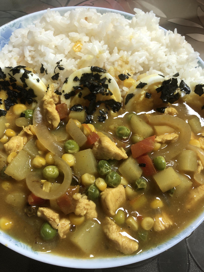 百梦多鸡肉咖喱饭