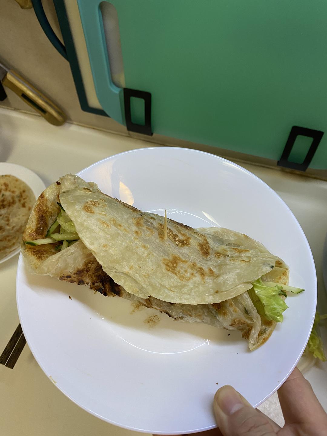 老北京鸡肉卷🌯（手抓饼版）的做法 步骤20