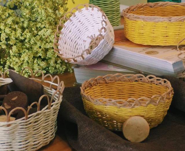 教你编个点心篮-入门级,超简单的做法