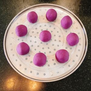 紫薯巧克力流心糯米糍的做法 步骤5