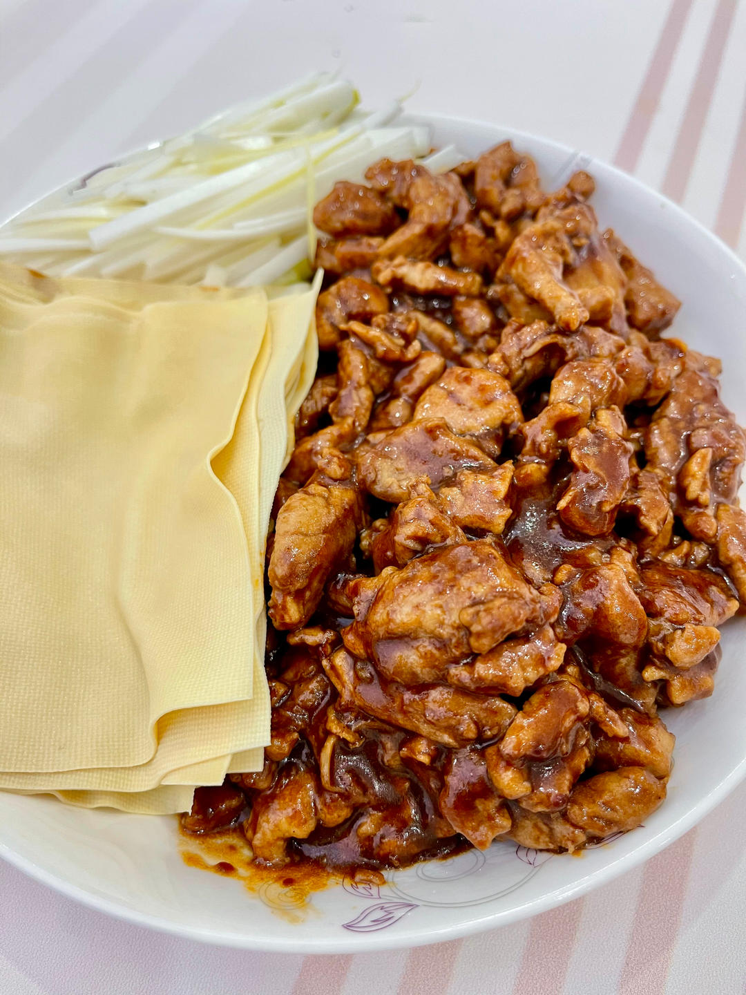 传统做法 京酱肉丝