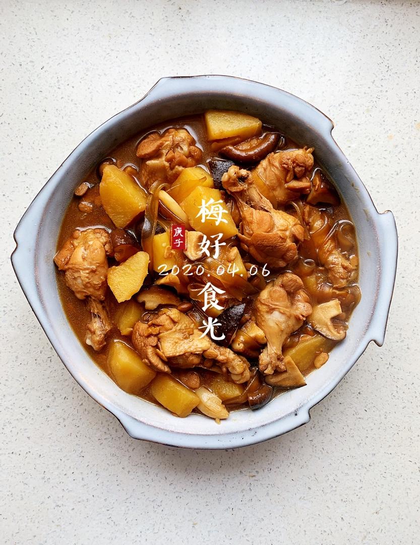 鸡腿炖土豆超级快手菜