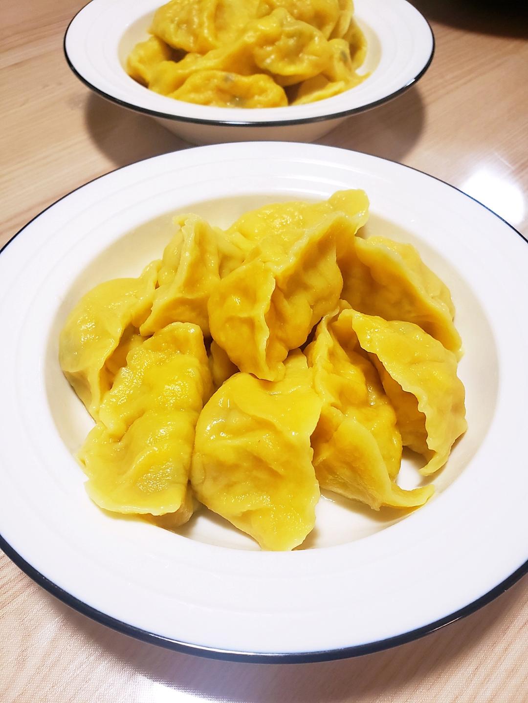 天津特色—老南瓜虾仁三鲜馅水饺/包子