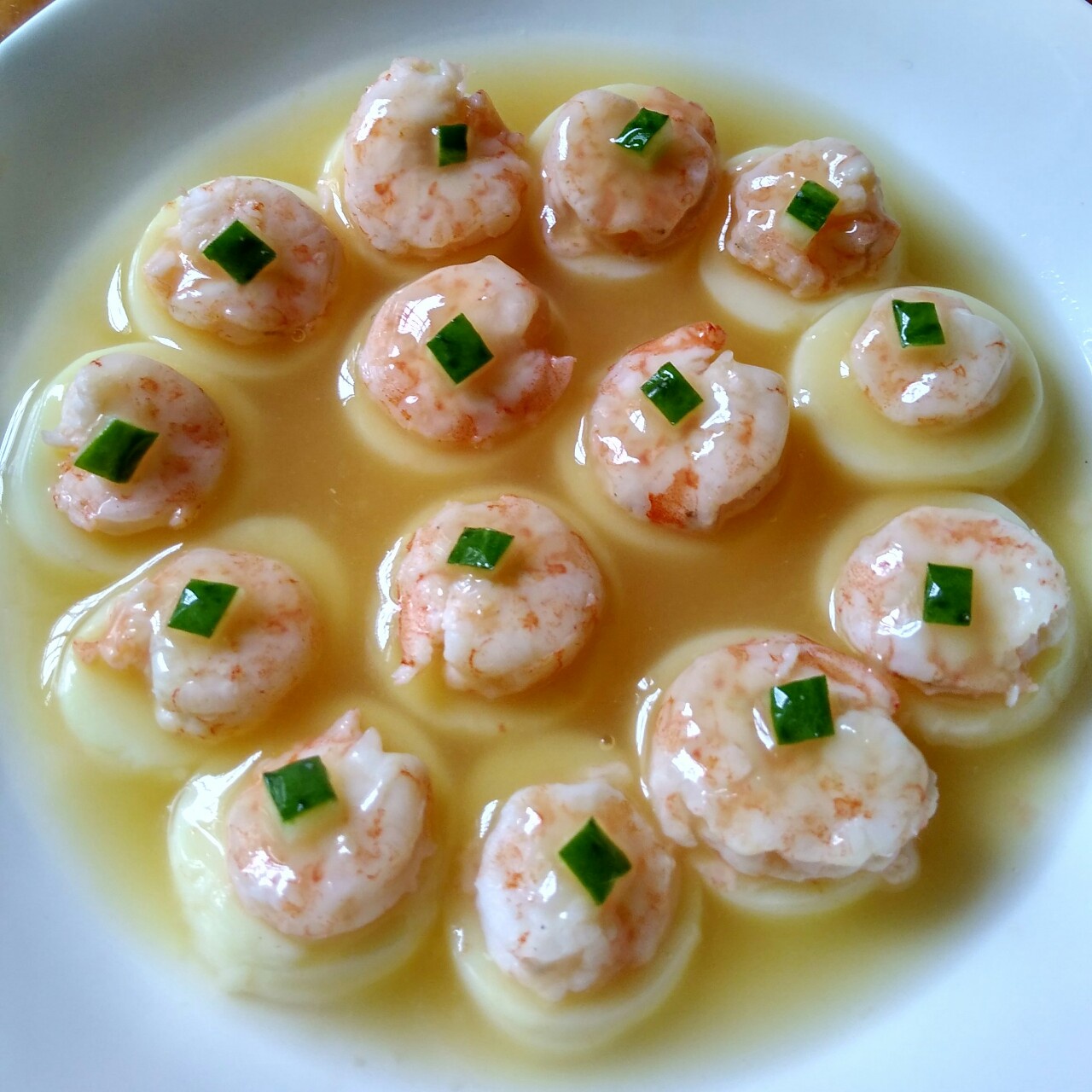 辉妈美食记做的日本豆腐蒸虾仁