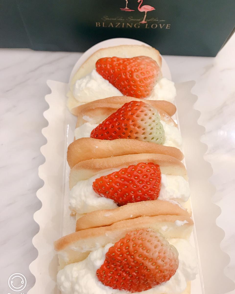 韩国LE BREAD LAB同款草莓夹心蛋糕