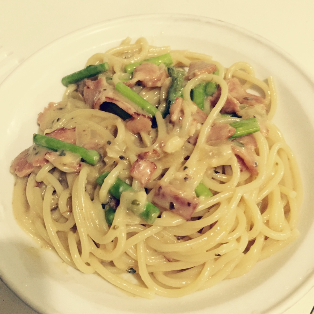 超简单的奶汁培根意面Carbonara